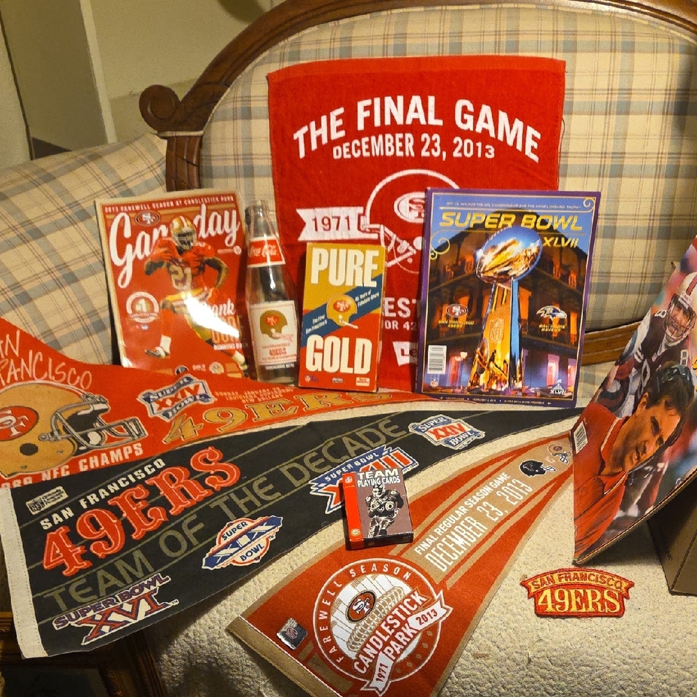 San Francisco 49ers Memorabilia Fan Collectiors dream collection